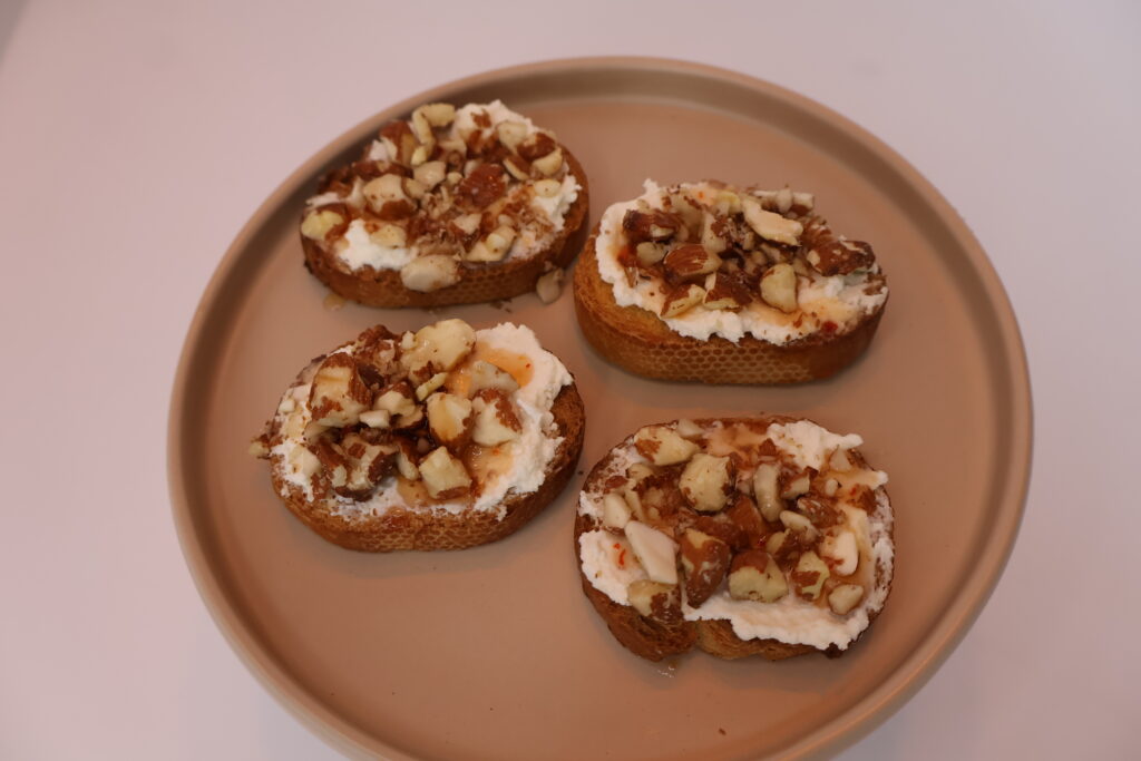 Crostini amandelvonk