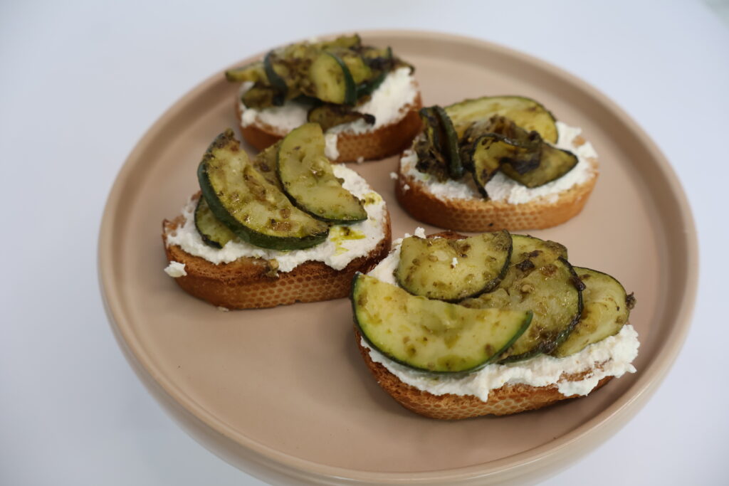 Crostini groene genieter